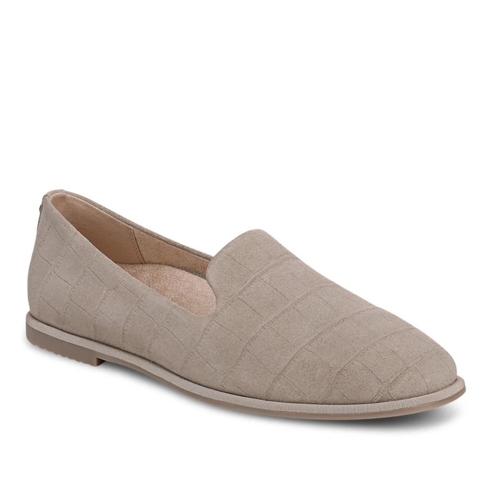 Vionic Willa 2.0 Slip-On Flats Cobblestone Nubuck | 9.5 | EUC